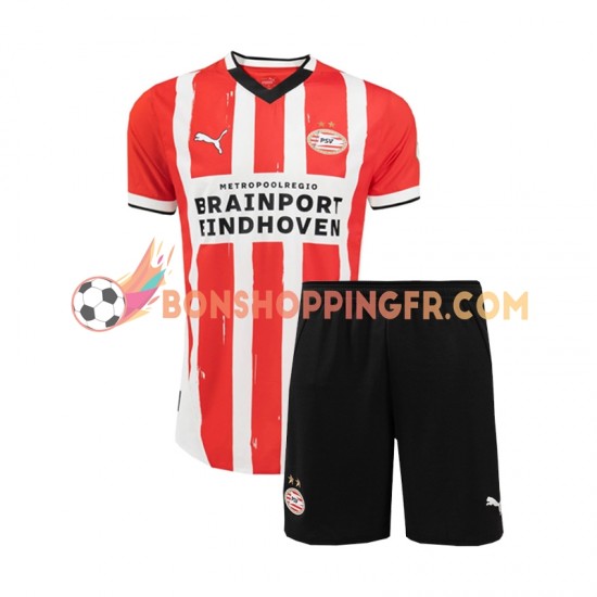 Maillot Domicile PSV Eindhoven 2024-2025 Manches Courtes Jeune Enfant(+shorts)