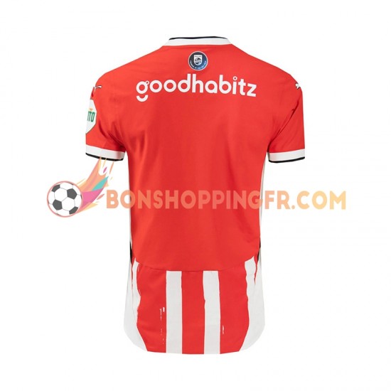 Maillot Domicile PSV Eindhoven 2024-2025 Manches Courtes Homme