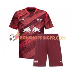 Maillot Extérieur RB Leipzig 2024-2025 Manches Courtes Jeune Enfant(+shorts)
