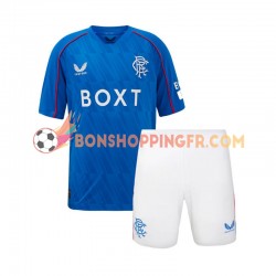 Maillot Domicile Rangers 2024-2025 Manches Courtes Jeune Enfant(+shorts)