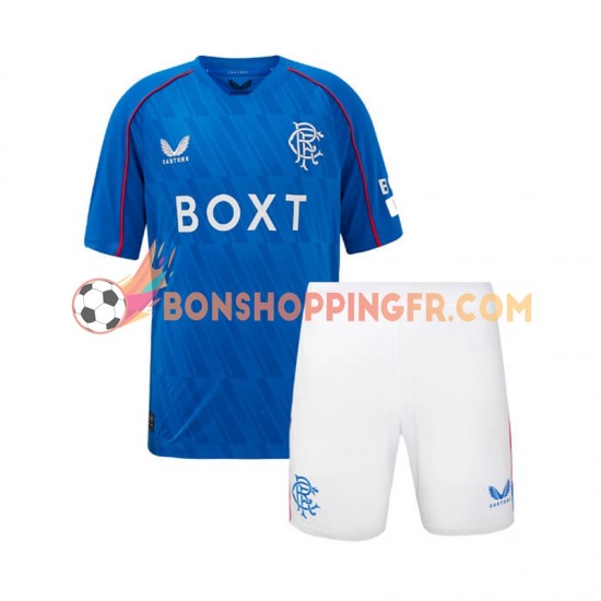 Maillot Domicile Rangers 2024-2025 Manches Courtes Jeune Enfant(+shorts)