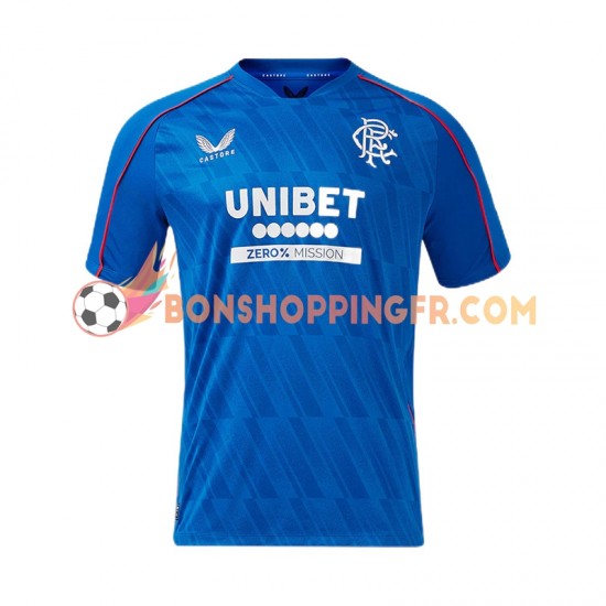 Maillot Domicile Rangers 2024-2025 Manches Courtes Homme