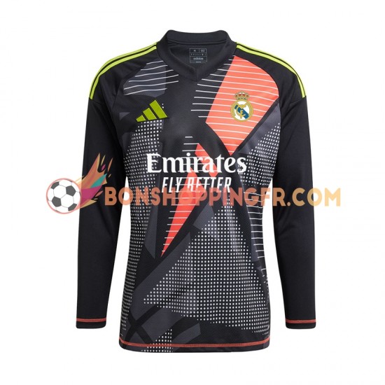 Maillot Extérieur Real Madrid Gardien 2024-2025 Manches Longues Homme