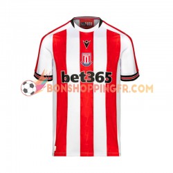 Maillot Domicile Stoke City 2024-2025 Manches Courtes Homme