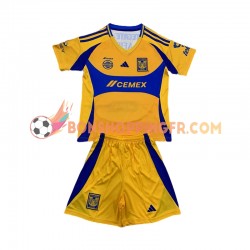 Maillot Domicile Tigres UANL 2024-2025 Manches Courtes Jeune Enfant(+shorts)