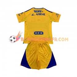 Maillot Domicile Tigres UANL 2024-2025 Manches Courtes Jeune Enfant(+shorts)