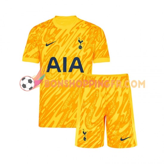 Maillot Domicile Tottenham Hotspur Gardien 2024-2025 Manches Courtes Jeune Enfant(+shorts)