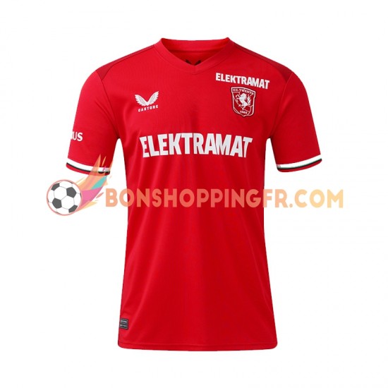 Maillot Domicile Twente 2024-2025 Manches Courtes Homme