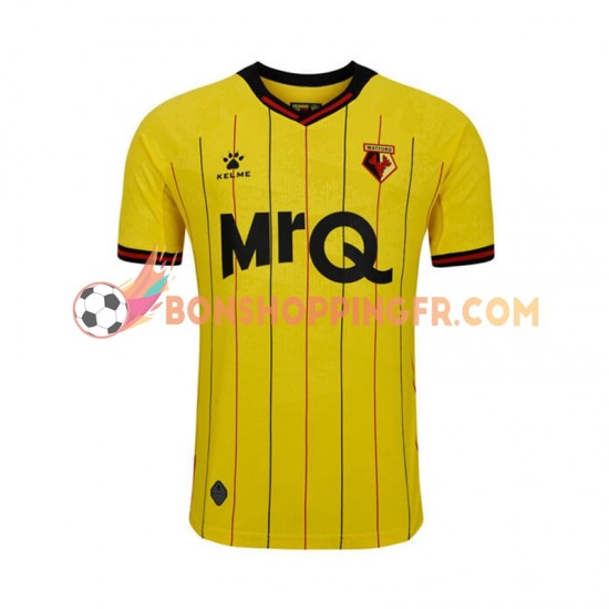 Maillot Domicile Watford 2024-2025 Manches Courtes Homme