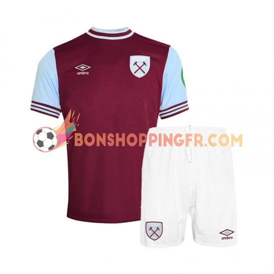 Maillot Domicile West Ham United 2024-2025 Manches Courtes Jeune Enfant(+shorts)