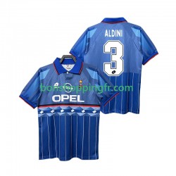 Maillot Rétro Extérieur AC Milan ALDINI 3 1995 1996 Manches Courtes Homme