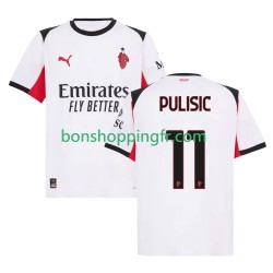 Maillot Extérieur AC Milan Christian Pulisic 11 2025-2026 Manches Courtes Homme