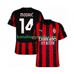 Maillot Domicile AC Milan Luca Modric 14 2025-2026 Manches Courtes Homme