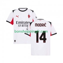 Maillot Extérieur AC Milan Luka Modric 14 2025-2026 Manches Courtes Homme