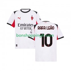 Maillot Extérieur AC Milan Rafael Leao 10 2025-2026 Manches Courtes Homme