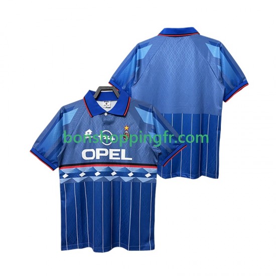 Maillot Rétro Extérieur AC Milan 1995 1996 Manches Courtes Homme