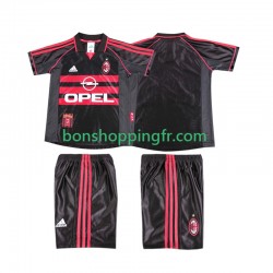 Maillot Rétro 3ème AC Milan 1998 1999 Manches Courtes Jeune Enfant(+shorts)