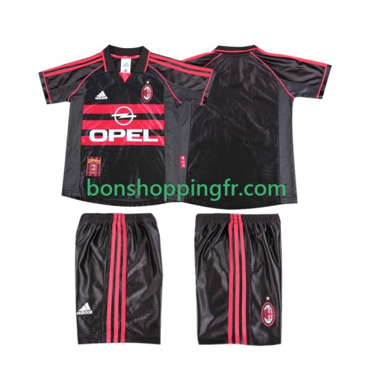 Maillot Rétro 3ème AC Milan 1998 1999 Manches Courtes Jeune Enfant(+shorts) Maillot Rétro 3ème AC Milan 1998 1999 Manches Courtes Jeune Enfant(+shorts)