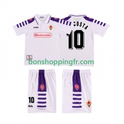 Maillot Rétro Extérieur Fiorentina RUI COSTA 10 1998 1999 Manches Courtes Jeune Enfant(+shorts)