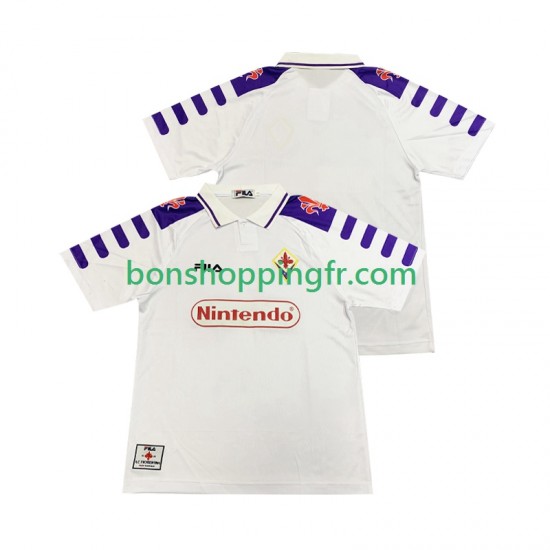 Maillot Rétro Extérieur Fiorentina 1998 1999 Manches Courtes Homme Maillot Rétro Extérieur Fiorentina 1998 1999 Manches Courtes Homme