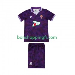 Maillot Rétro Domicile Fiorentina 1992 1993 Manches Courtes Jeune Enfant(+shorts)
