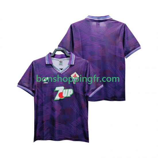 Maillot Rétro Domicile Fiorentina 1992 1993 Manches Courtes Homme Maillot Rétro Domicile Fiorentina 1992 1993 Manches Courtes Homme