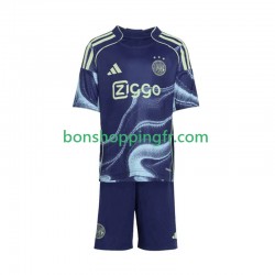Maillot Extérieur Ajax Amsterdam 2025-2026 Manches Courtes Jeune Enfant(+shorts)