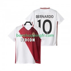 Maillot Domicile AS Monaco BERNARDO 10 2016 2017 Manches Courtes Homme