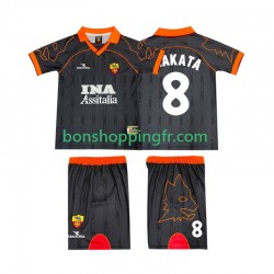 Maillot Rétro Extérieur AS Rome NAKATA 8 1999 2000 Manches Courtes Jeune Enfant(+shorts)