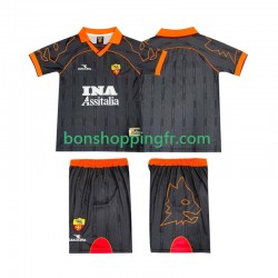 Maillot Rétro Extérieur AS Rome 1999 2000 Manches Courtes Jeune Enfant(+shorts)