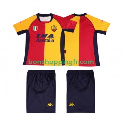 Maillot Rétro Domicile AS Rome 2001 Manches Courtes Jeune Enfant(+shorts)