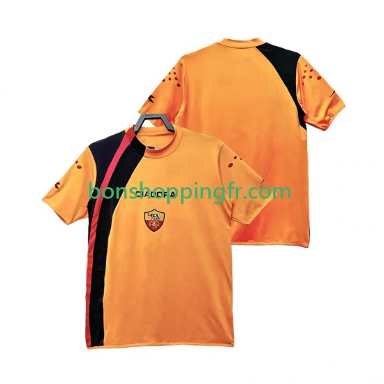 Maillot Rétro Domicile AS Rome 2005 2006 Manches Courtes Homme