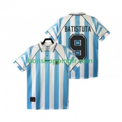 Maillot Rétro Domicile Argentine BATISTUTA 9 1996 1997 Manches Courtes Homme
