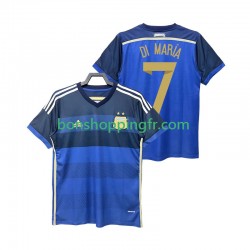 Maillot Rétro Extérieur Argentine DI MARIA 7 2014 Manches Courtes Homme