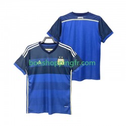 Maillot Rétro Extérieur Argentine 2014 Manches Courtes Homme