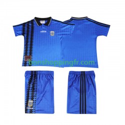 Maillot Rétro Extérieur Argentine 1994 Manches Courtes Jeune Enfant(+shorts)
