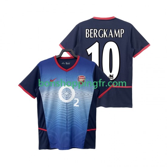 Maillot Rétro Extérieur Arsenal BERGKAMP 10 2002 2004 Manches Courtes Homme Maillot Rétro Extérieur Arsenal BERGKAMP 10 2002 2004 Manches Courtes Homme