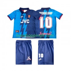 Maillot Rétro Extérieur Arsenal BERGKAMP 10 1995 1996 Manches Courtes Jeune Enfant(+shorts)