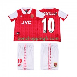 Maillot Rétro Domicile Arsenal BERGKAMP 10 1994 1996 Manches Courtes Jeune Enfant(+shorts)