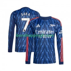 Maillot Extérieur Arsenal Bukayo Saka 7 2025-2026 Manches Longues Homme