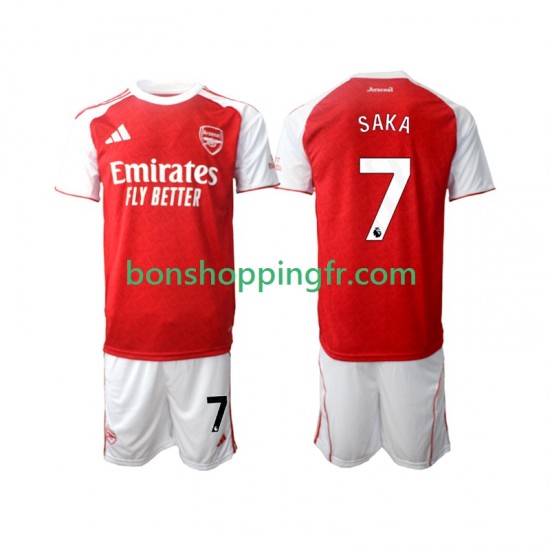 Maillot Domicile Arsenal Bukayo Saka 7 2025-2026 Manches Courtes Jeune Enfant(+shorts) Maillot Domicile Arsenal Bukayo Saka 7 2025-2026 Manches Courtes Jeune Enfant(+shorts)