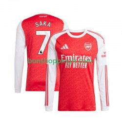 Maillot Domicile Arsenal Bukayo Saka 7 2025-2026 Manches Longues Homme