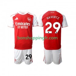 Maillot Domicile Arsenal Kai Havertz 29 2025-2026 Manches Courtes Jeune Enfant(+shorts)