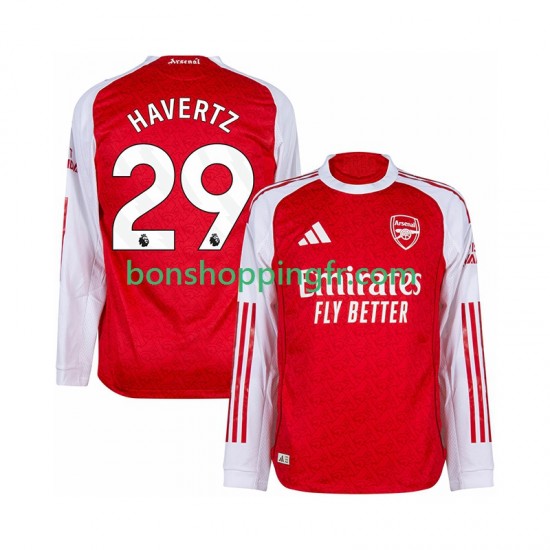 Maillot Domicile Arsenal Kai Havertz 29 2025-2026 Manches Longues Homme Maillot Domicile Arsenal Kai Havertz 29 2025-2026 Manches Longues Homme