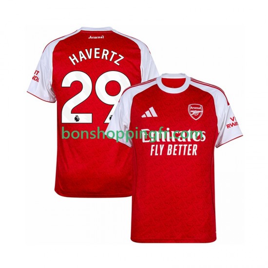 Maillot Domicile Arsenal Kai Havertz 29 2025-2026 Manches Courtes Homme