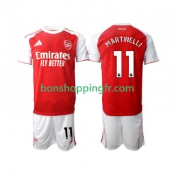 Maillot Domicile Arsenal Martin Zubimendi 11 2025-2026 Manches Courtes Jeune Enfant(+shorts)