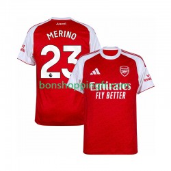 Maillot Domicile Arsenal Merino 23 2025-2026 Manches Courtes Homme