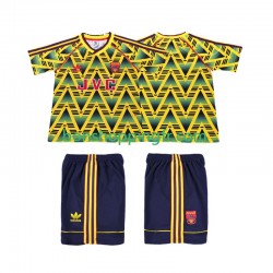 Maillot Rétro Extérieur Arsenal 1991 1993 Manches Courtes Jeune Enfant(+shorts)