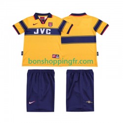 Maillot Rétro Extérieur Arsenal 1997 1999 Manches Courtes Jeune Enfant(+shorts)