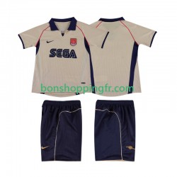 Maillot Rétro Extérieur Arsenal 2001 2002 Manches Courtes Jeune Enfant(+shorts)